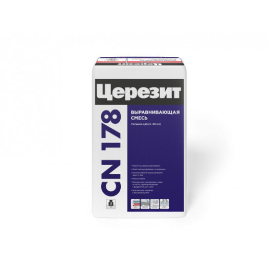 Ровнитель (стяжка пола) первичный Церезит CN 178 25 кг