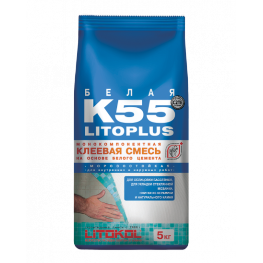 Клей для мозаики LITOPLUS K55 5 кг Клей для мозаики LITOPLUS K55 5 кг