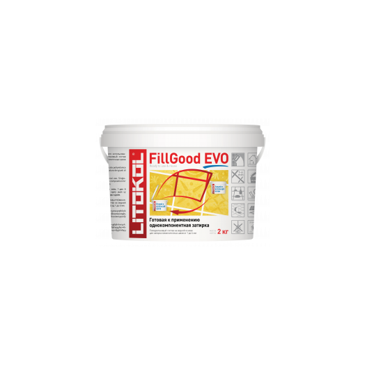 Готовая полиуретановая затирка 2 кг LITOKOL FILLGOOD EVO F140 Готовая полиуретановая затирка 2 кг LITOKOL FILLGOOD EVO F140