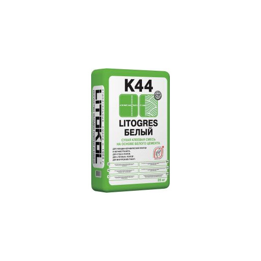 Цементная белая клеевая смесь LITOKOL LITOGRES ECO 25кг Цементная белая клеевая смесь LITOKOL LITOGRES ECO 25кг