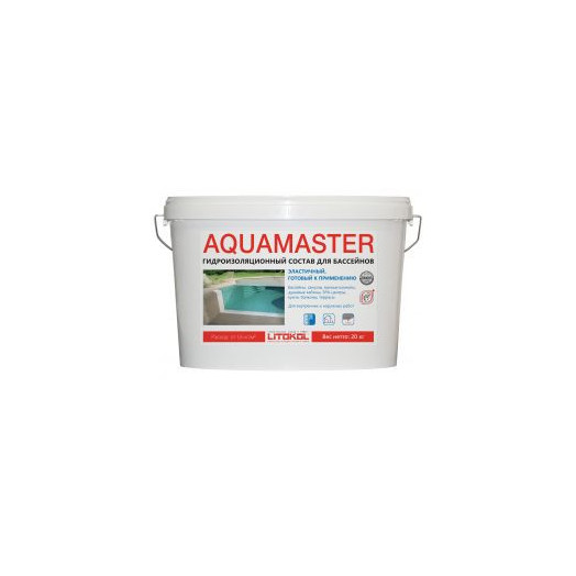 Гидроизоляционный состав LITOKOL AQUAMASTER для бассейнов 10 кг Гидроизоляционный состав LITOKOL AQUAMASTER для бассейнов 10 кг