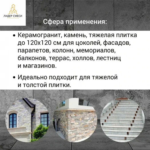 Клей для плитки Юнис Гранит 25 кг
