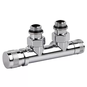 Узел нижнего подключения SR Rubinetterie Tondera угловой 1/2"х3/4"Е Хром (левый) (0683-1500C0E0)