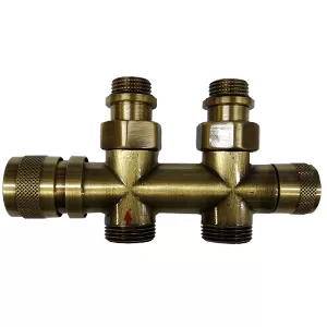 Узел нижнего подключения SR Rubinetterie Tondera прямой 1/2"х3/4"Е Бронза (0682-1500Z0E0)