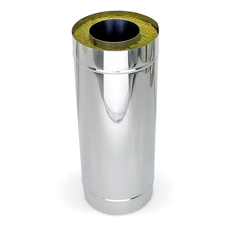 Труба-сэндвич дымохода 0,25м Ferrum GS 30-50 (430/0,5мм + нерж.) Ф150х210