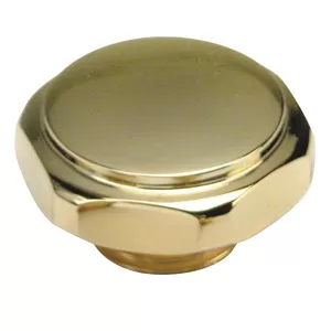 Заглушка SR Rubinetterie 1/2" для радиатора серия ретро, цвет золото (0322-1500D000)