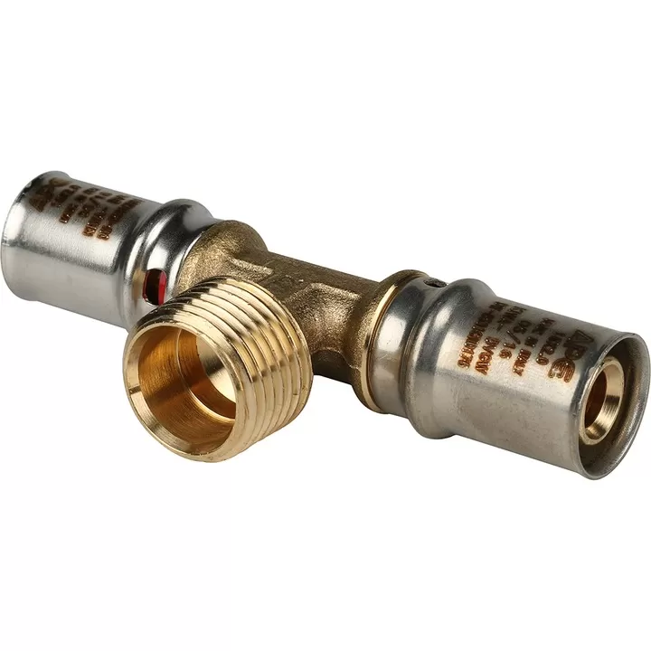 Тройник-переходник Stout с наружной резьбой 16x1/2"x16 (SFP-0008-161216)