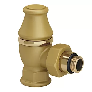 Запорный клапан SR Rubinetterie Liberty угловой  1/2"х3/4", цвет золото (0323-2000V00R)