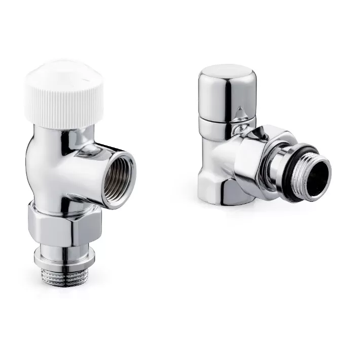 Набор термостатический для радиатора осевой Royal Thermo Design 1/2"М30х1,5 (Хром) (RTE 07.0017 RT)