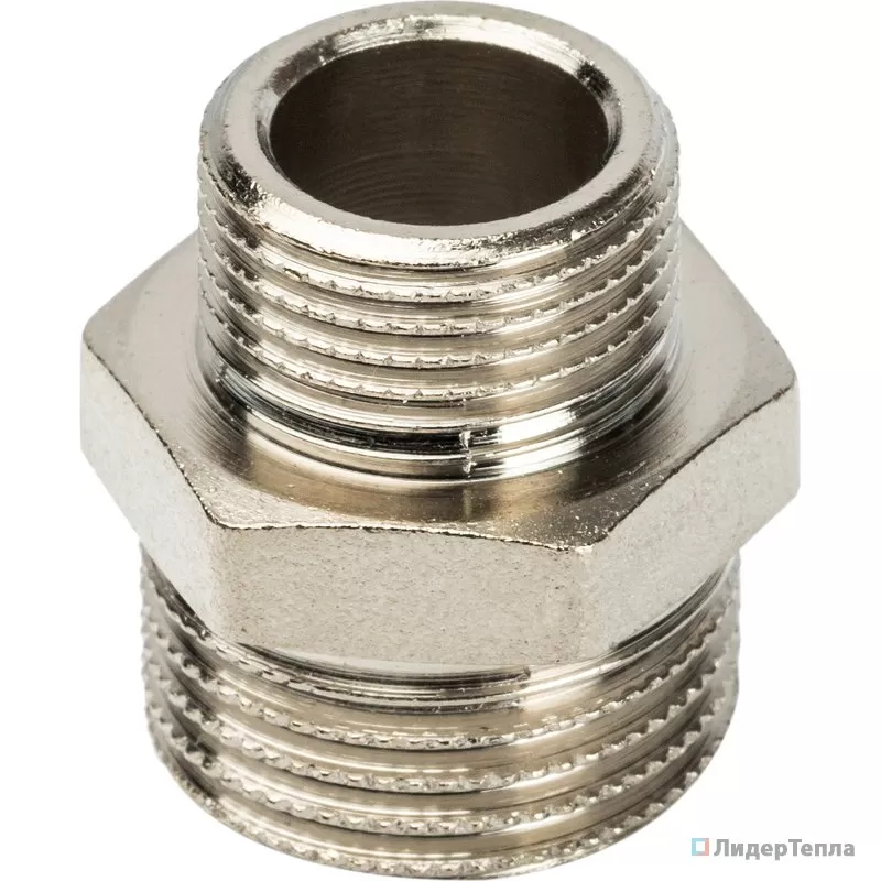 Stout Ниппель НН переходной никелированный 1/2" х 3/8" (арт. SFT-0004-001238)