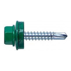 Саморез кровельный 5,5х25 RAL 6005 зеленый