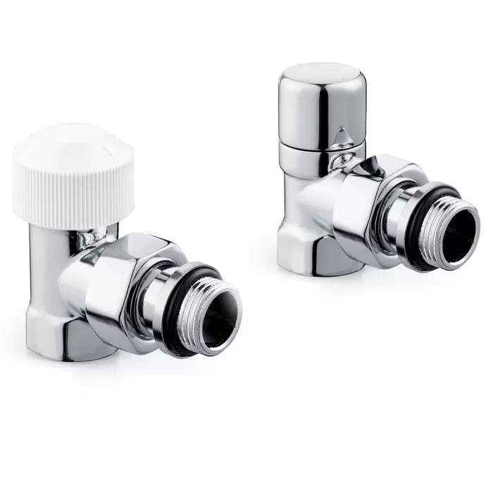 Набор термостатический для радиатора угловой ROYAL THERMO Design 1/2"М30х1,5 (Хром) (RTE 07.0016 RT)