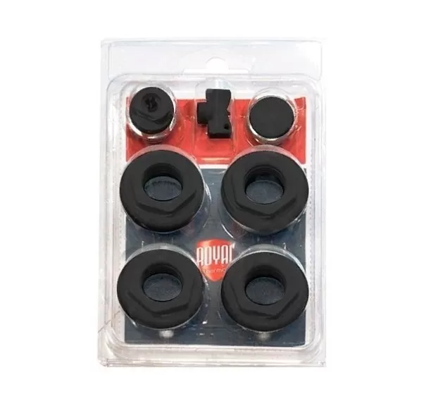 Монтажный комплект Royal Thermo 1/2" для радиаторов черный (НС-1156727)