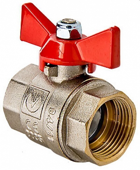 Кран шаровой Valtec Base 1" ВB (бабочка) (VT.217.N.06)