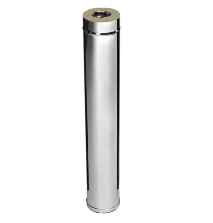 Труба-сэндвич дымохода 1,0м Ferrum AUSTENITE 30-50 (304/0,8мм + нерж.) Ф150х210