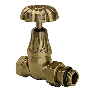Вентиль SR Rubinetterie Floral Old Style 1/2", цвет бронза (0338-1500Z000)