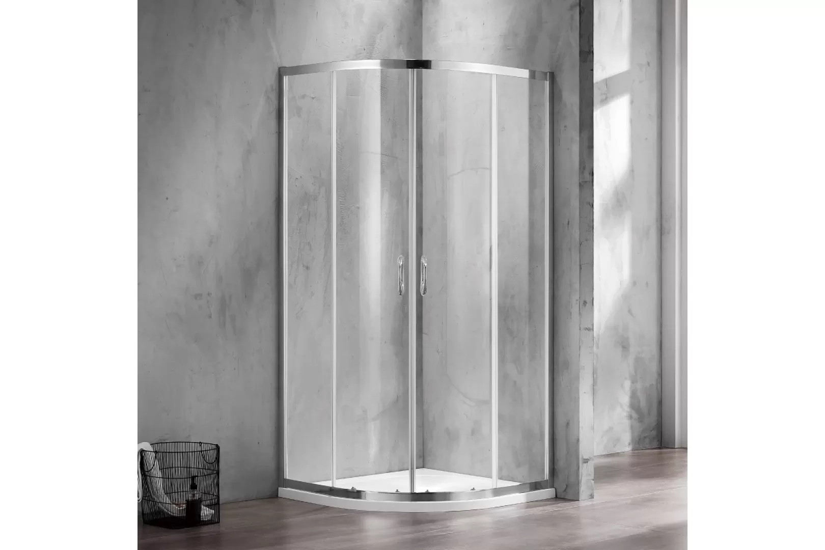 Душевое ограждение Azario MILTON 100x100x200, без поддона, Easy clean (AZ-ND2142 1000)