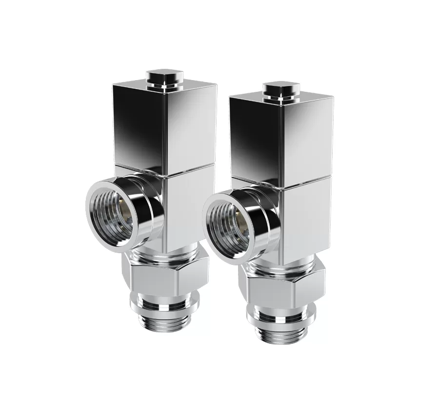 Набор ручной регулировки Royal Thermo осевой CUBE (хром), 1/2" (RTE 56.003)