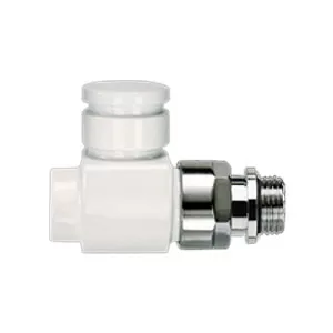 Клапан запорный SR Rubinetterie Prestige Minimal прямой 1/2", цвет белый (0354-1500VC0A)