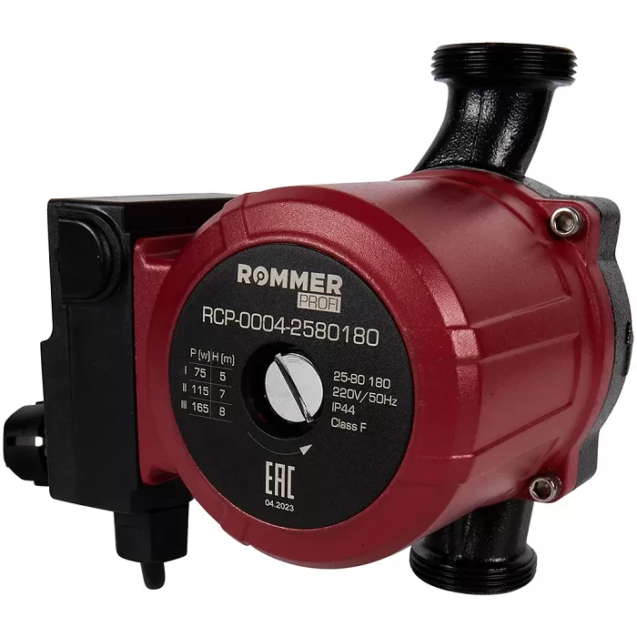 Циркуляционный насос Rommer Profi 25/80-180 трехскоростной (RCP-0004-2580180)