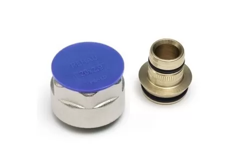 Резьбозажимное соединение Rehau 3/4" 20х2,8 для труб flex/pink (12663621003)