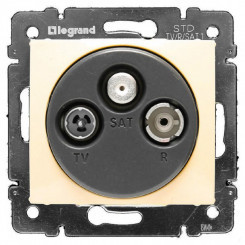 Розетка Legrand Valena TV-FM-SAT оконечная слоновая кость