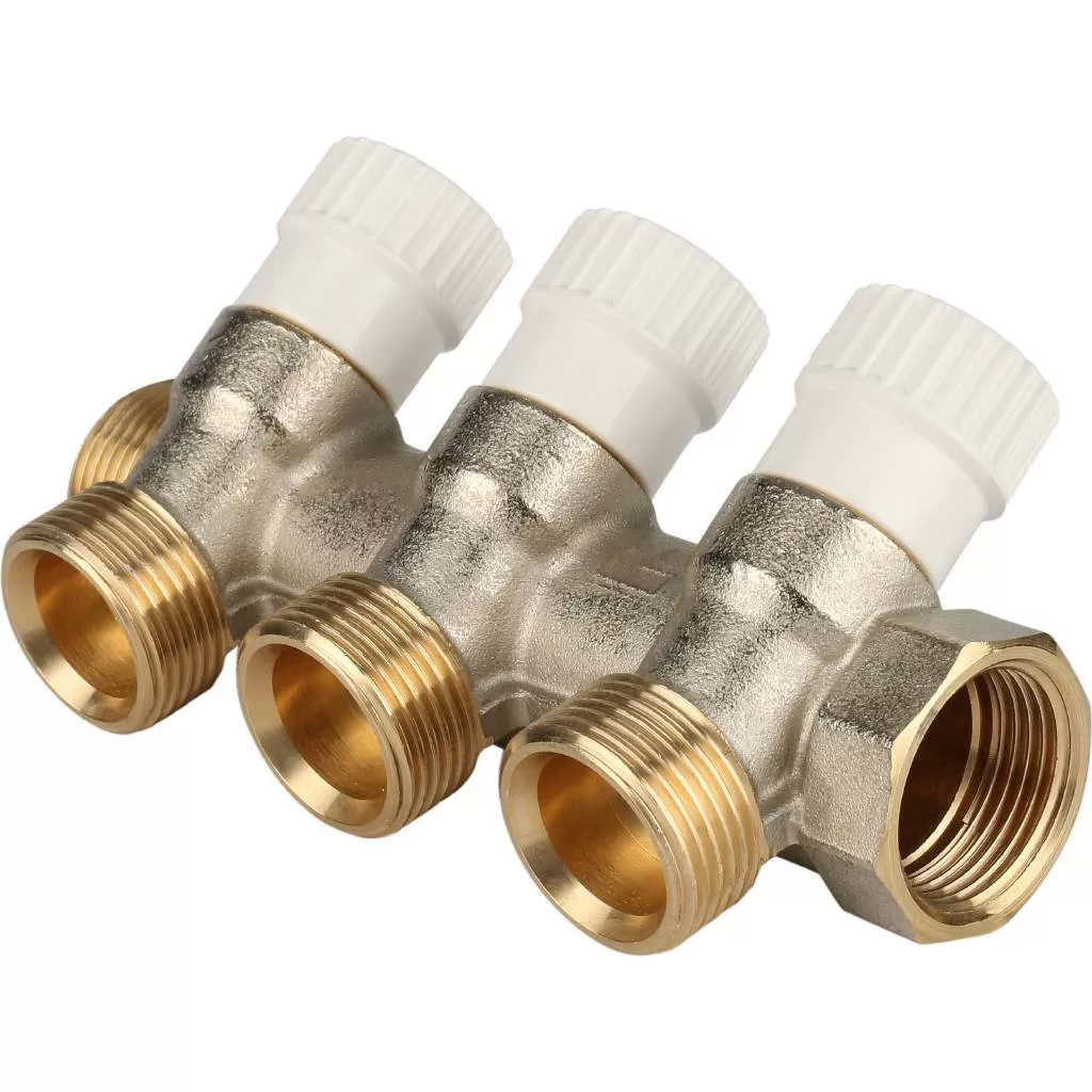 Коллектор STOUT распределительный 3/4", 3 отвода 3/4"ЕК (SMB 6851 343403)
