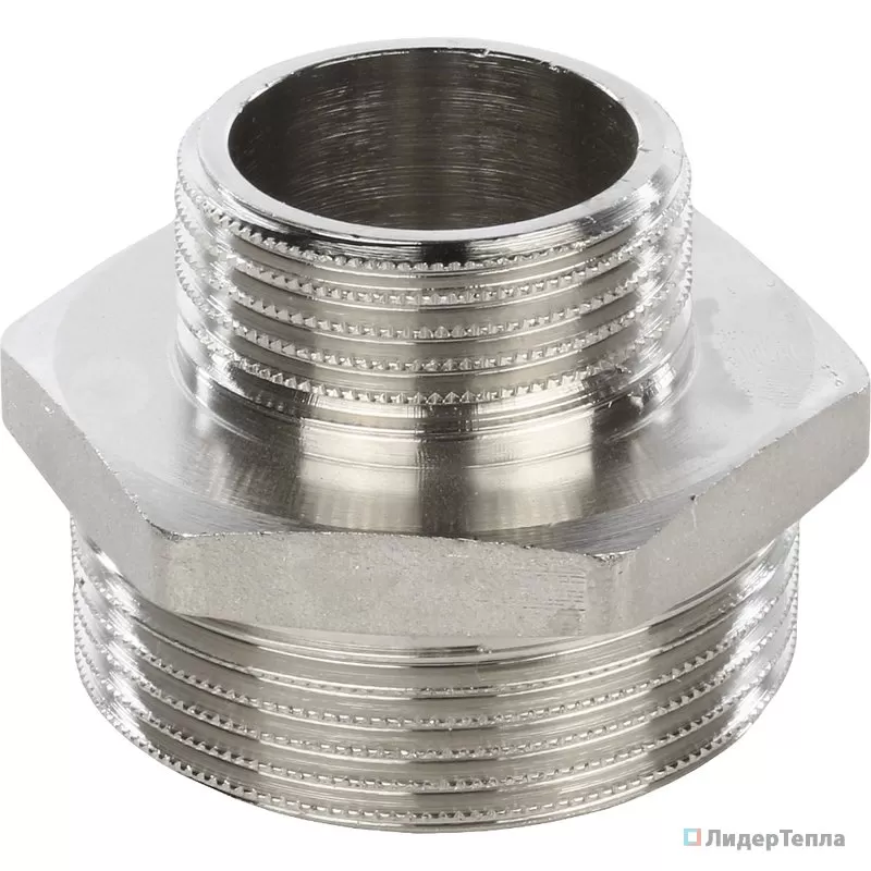 Stout Ниппель НН переходной никелированный 1"1/2 х 1" (арт. SFT-0004-001121)