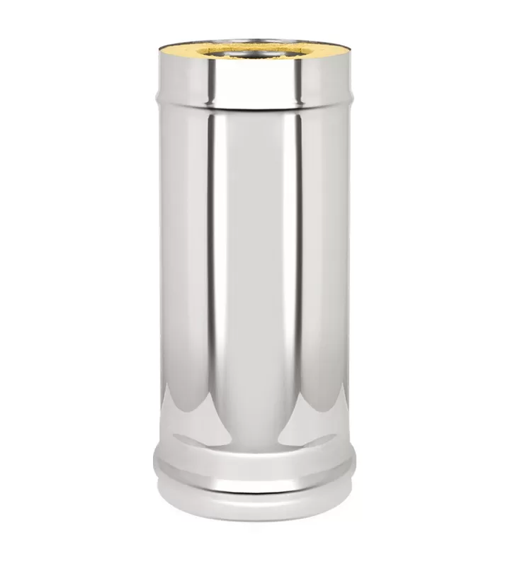 Труба-сэндвич дымохода 0,5м Ferrum GS 30-50 (430/0,5мм + нерж.) Ф160х250