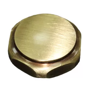 Заглушка SR Rubinetterie 1/2" для радиатора серия ретро, цвет бронза (0322-1500Z000)