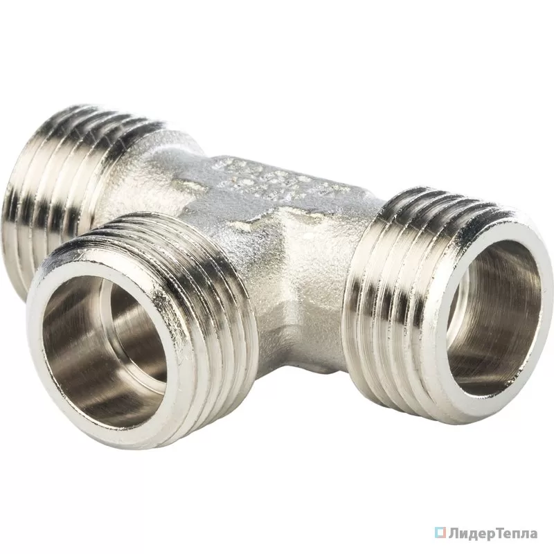 Stout Тройник НН никелированный 3/4" х 3/4" х 3/4" (арт. SFT-0018-343434)