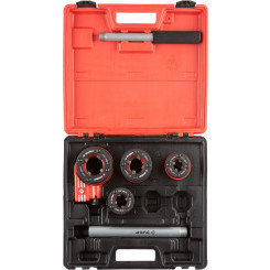Набор трубных клуппов 1/2", 3/4", 1", 5/4" с трещоткой ЗУБР