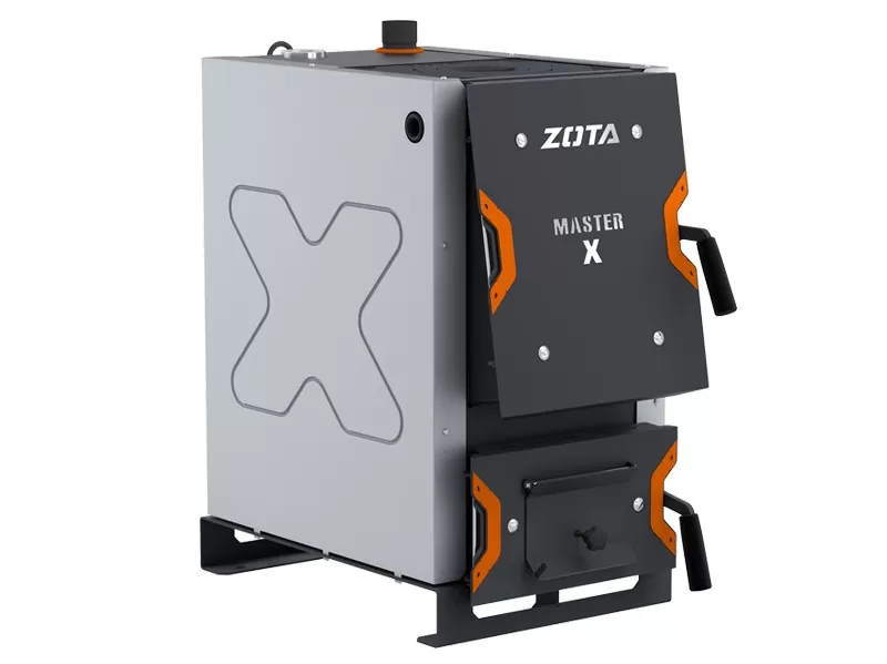 Твердотопливный котел Zota Master X-32П, 32 кВт, одноконтурный