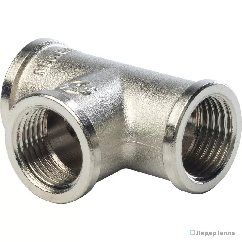 Stout Тройник ВВ никелированный 1/2" (арт. SFT-0020-000012)