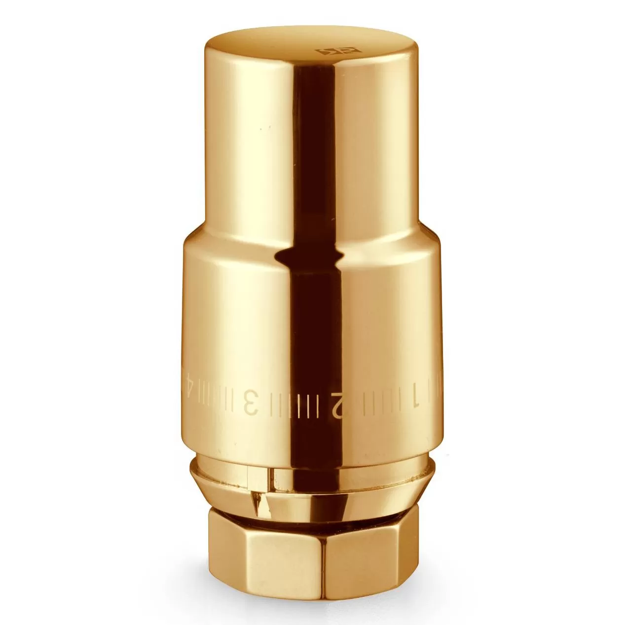 Термоголовка жидкостная Royal Thermo Design PRO М30х1,5 (золото) (RTO07.0012)
