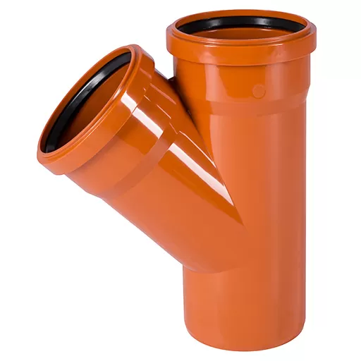 Тройник KGEA для наружной канализации Ostendorf 500/500*45 гр. (арт. 227300)