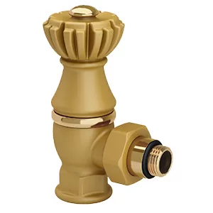 Вентиль SR Rubinetterie Liberty угловой  1/2"х3/4", цвет золото RAL1036 (0325-2000V00R)