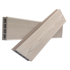 Террасная доска Green Deck Vintaje - 3d 150 х 25 мм Слоновая-кость