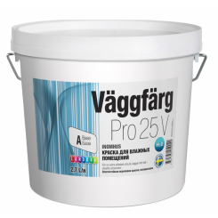 Landora V?ggF?rg Pro 25 моющаяся акрилатная полуматовая, Белый