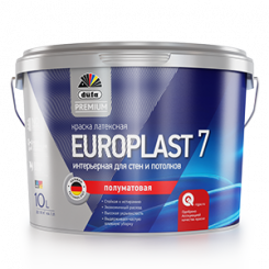 Dufa Premium Europlast для стен и потолков водно-дисперсионная полуматовая, Белый