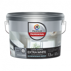 Profilux Professional Extra white для стен и потолков водно-дисперсионная матовая, Белый