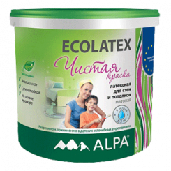 Alpa Ecolatex для стен и потолков латексная матовая, Белый