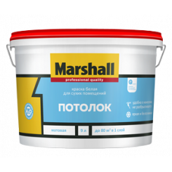 Маршалл Краска для потолков акриловая водно-дисперсионная матовая