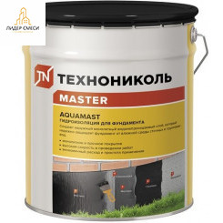 Мастика битумная для фундамента Технониколь АкваМаст 18 кг
