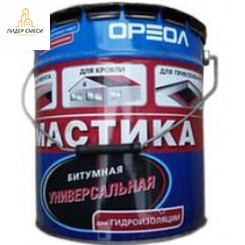 Мастика битумная гидроизоляционная Ореол 20 л