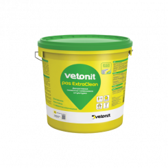Декоративная силикатно-силиконовая штукатурка Vetonit pas ExtraClean 1.5 мм