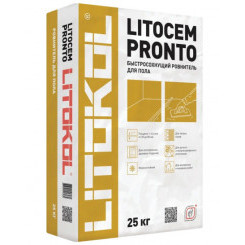 Ровнитель для пола на цементной основе LITOCEM PRONTO 25 кг