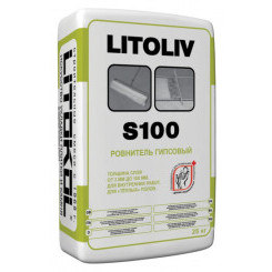 Гипсовый ровнитель для пола LITOKOL LITOLIV S100 25 кг