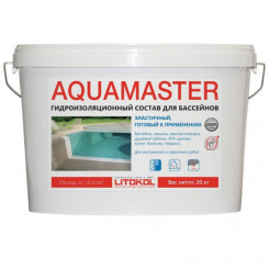Гидроизоляционный состав LITOKOL AQUAMASTER для бассейнов 20 кг