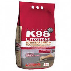 Клей быстротвердеющий для плитки 5 кг LITOSTONE K98